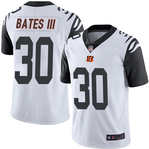 Cincinnati Bengals Limited White Men Jessie Bates III Jersey NFL Footballl 30 Rush Vapor Untouchable